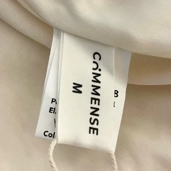 NWT Commense Cream Sequin Black Ribbon Bow Cardigan Jacket - Picture 9 of 14